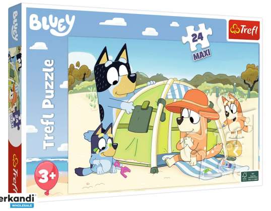 Puzzle 24 Maxi Wundervoller Tag Bluey Trefl 14357