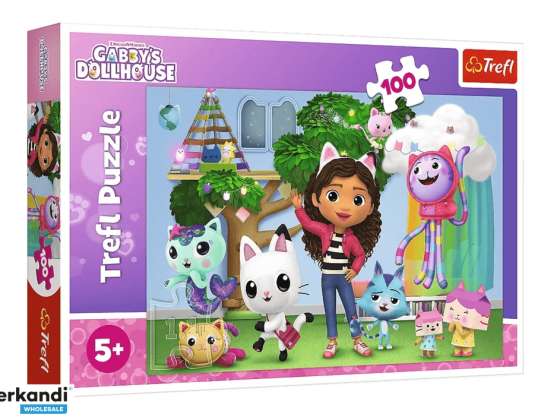 Puzzle 100 Katzenhaus Gabi Universelles Gabbys Puppenhaus 16464