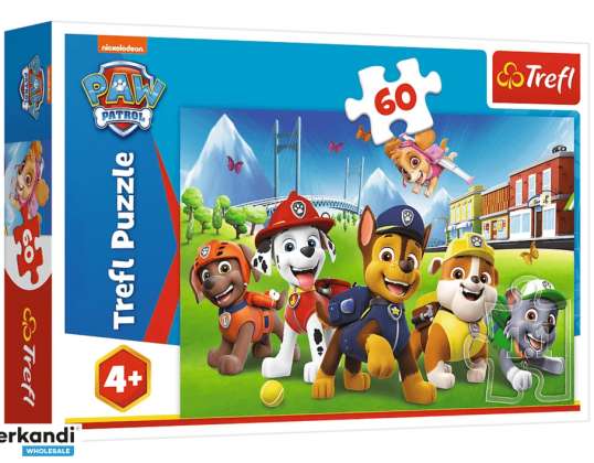Puzzle 60 Paw Patrol auf der Wiese Trefl 17375