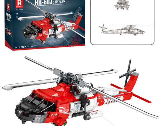 Building Blocks HH 60J Jayhawk Rescue Helicopter 1137el