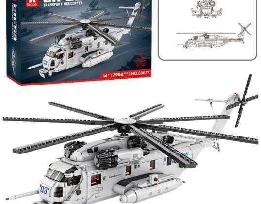 Building Blocks Transport Helicopter Helicopter 2192EL
