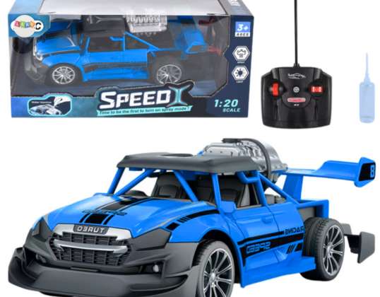 Mando a distancia RC para coche 1:20 luces efecto humo azul