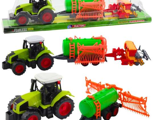 Landwirtschaftlicher Traktor Traktor Landwirtschaftstanker Rechensatz