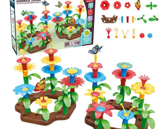 DIY Flower Garden Building Blocks 148 Peças