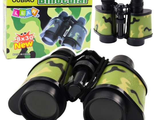 Jumelles pour enfants petit cordon pratique camouflage camouflage 8x30