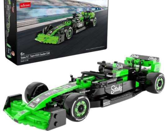 Steine Auto Set KICK Sauber C44 F1 Ring 1:24 Rastar 25012