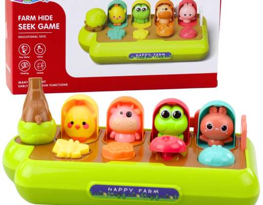 Pädagogisches Spielzeug Popping Tiere Fröhlicher Bauernhof Bunt