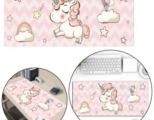 Teclado Unicórnio de Borracha Teclado Desk Pad 80 x 30cm