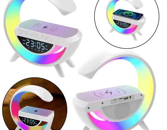 Veilleuse Réveil multifonctionnel Chargeur inductif