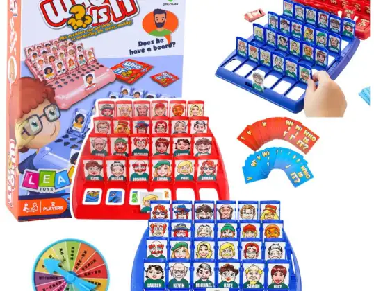 Familien-Puzzlespiel Rate mal, wer es ist? Mini Travel 2 Bretter