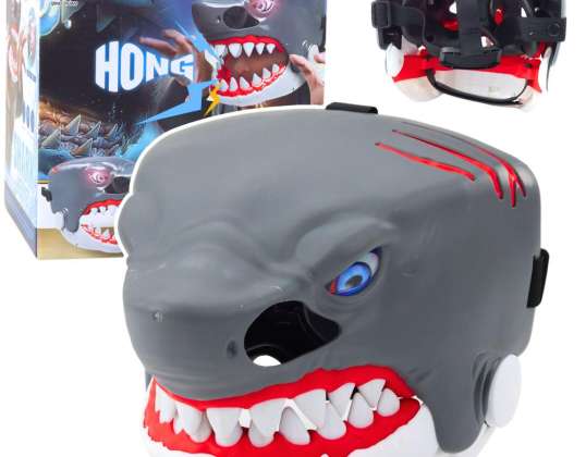 Shark Mask Te openen Mondlichten Geluiden Verstelbare riem