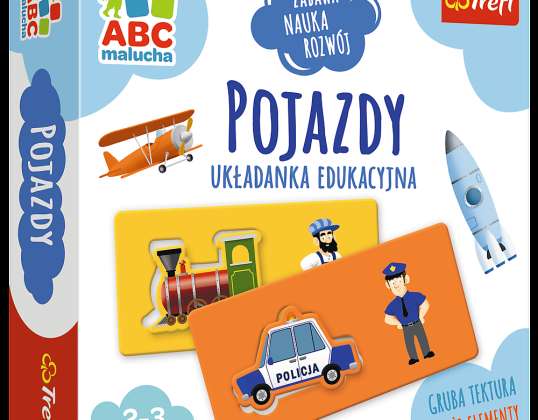 Lernspielfahrzeuge aus der ABC-Serie von Toddler Trefl 01942