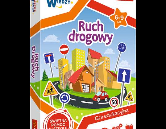 Gioco educativo Traffico dal Knowledge Master Trefl Serie 01955
