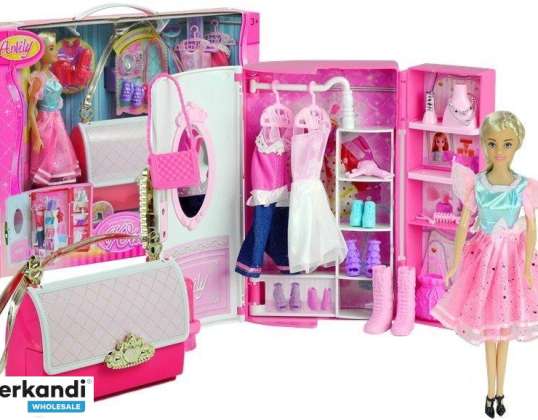 Garderobe accessoires in poppenhandtas