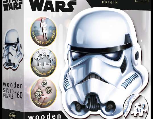 Star Wars Holzpuzzle 160 Teile. Trefl Stormtrooper Helm 20188