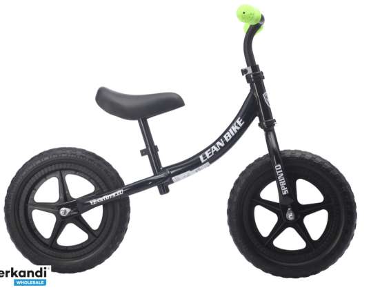 SPRINTO Loopfiets Duwfiets Zwart