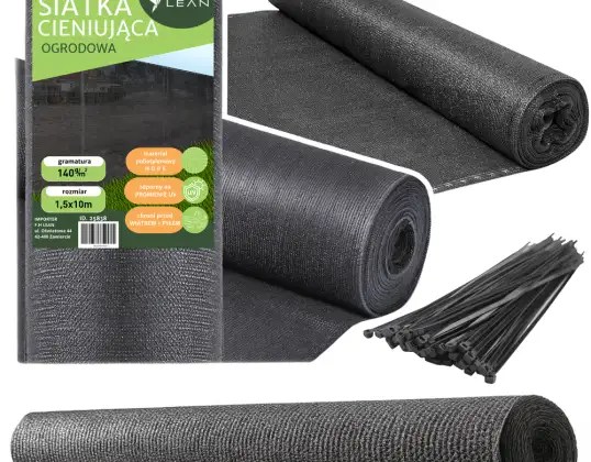 Shade net for fence camouflage fence grey 1.5M 10M 140g/m?