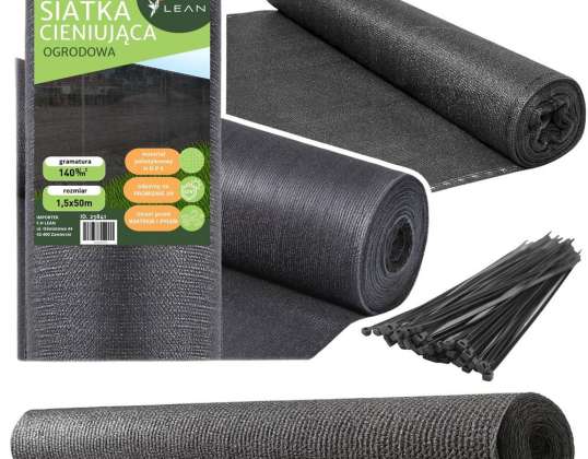 Shade net for fence camouflage fence grey 1.5M 50M 140g/m?