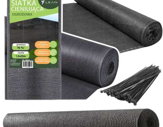 Shade net for fence camouflage fence grey 1.5M 25M 70g/m?