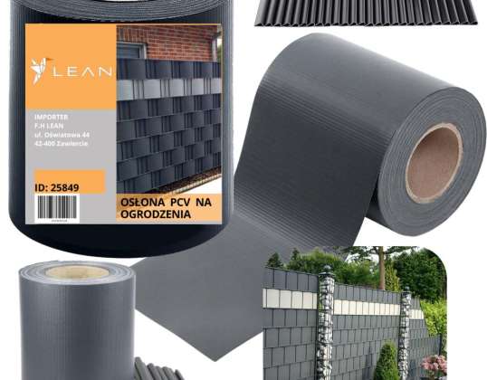 Fence Tape UV Protection 20 Clips Grey 450 g/m? 19x35m