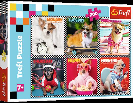 Puzzle 200 Glückliche Hunde Trefl 13279