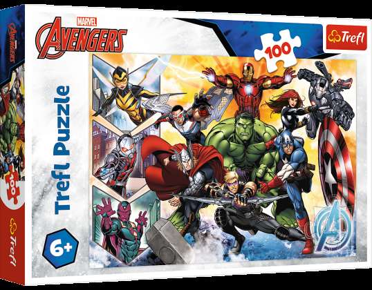 Rompecabezas "100" Avengers Power Trefl 16431