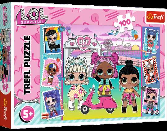 Puzzle &quot;100&quot; Puppe Fotos LOL Trefl 16443