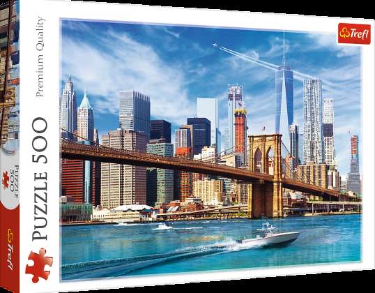 Puzzle 500 Stk. Blick auf New York City Trefl 37331