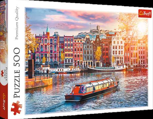 Puzzle 500 Stk. Amsterdam. Niederlande Trefl 37428