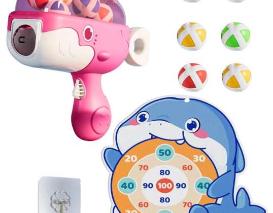 Velcro BB Gun Cloth Shield Whale Pink