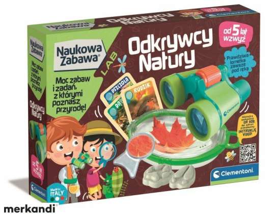 Zinātniska jautrība. Dabas atklājumi. Laboratorija Junior Clementoni 50714