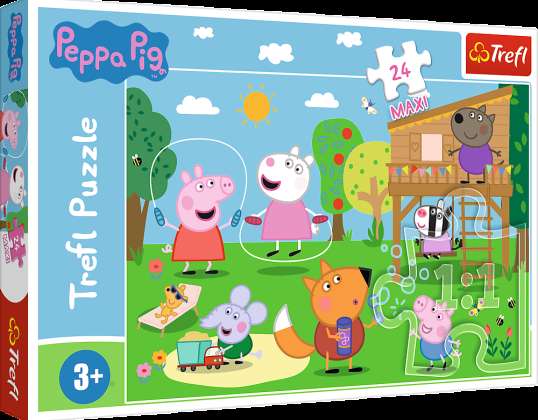 pussel 24 maxi Greta Gris clearing spel 14342
