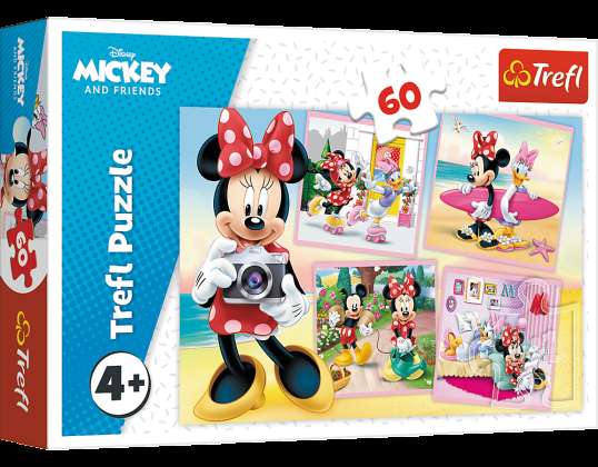 Παζλ 60 Αξιολάτρευτη Minnie Disney Minnie Trefl 17360