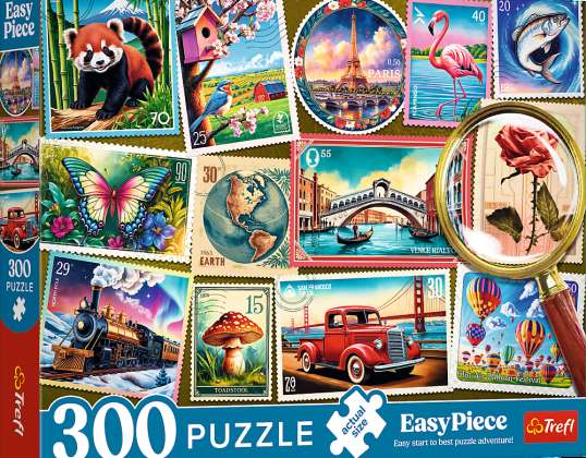 Puzzle 300 EasyPiece Briefmarken Trefl 23100