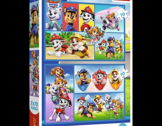 2x70 Paw Patrol Regeln Trefl Puzzle 34441