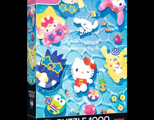 Legpuzzel 1000 Premium Plus Hello Kitty Zomer Ontspanning Trefl 12067
