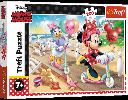200 Minnie en la Playa Puzzle Disney Minnie Trefl 13262