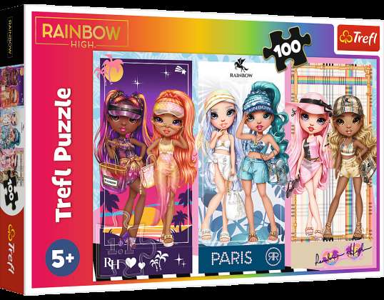 Slagalica 100 duginih lutaka MGA Rainbow High Trefl 16444