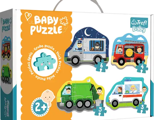 Puzzle Baby Classic Fahrzeuge & Wettbewerbe / Trefl Baby 36071