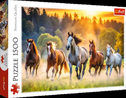 Puzzle 1500 Wildpferde von Keulen 26215