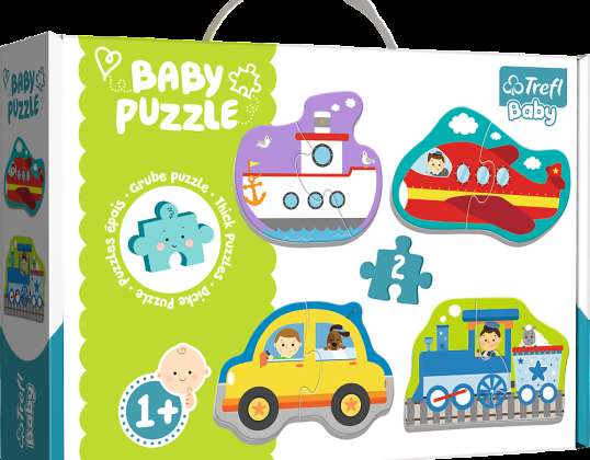 Legpuzzel Baby Classic Transport Vehicles / Trefl Baby 36075