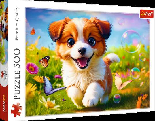 Puslespil 500 Glad Hund Trefl 37524
