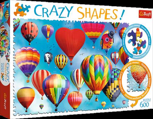 Rompecabezas 600 formas locas Globos de colores 11112