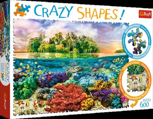 Puzzle 600 Verrückte Formen Tropical Island 11113