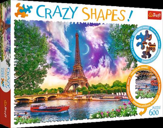 Puzzle 600 verrückte Formen Himmel über Paris 11115
