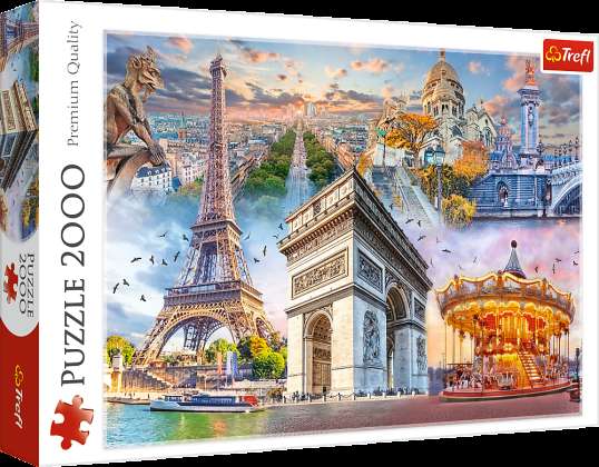 Jigsaw Puzzle 2000 Wochenende in Paris 27125