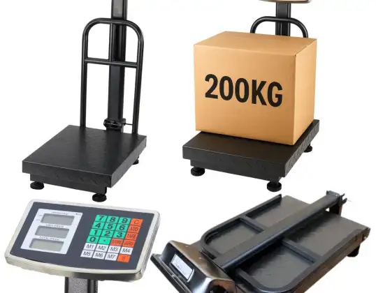 LCD Electronic Platform Warehouse Scale Accuracy up to 20g 200kg