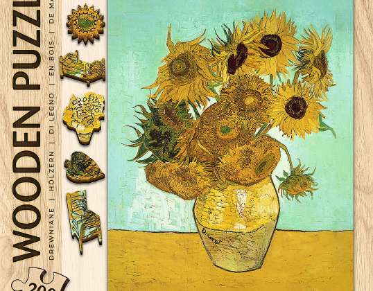 Puzzle 200 Holzpuzzle Sonnenblumen Trefl 20249