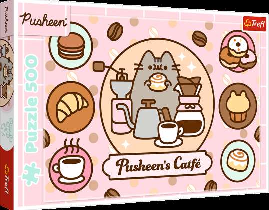 Puzzle 500 Pusheen in Trefl Café 37528
