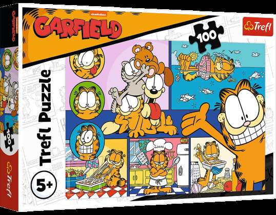 Пазл 100 Lazy Garfield Trefl 16521